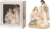 Decoratiune Betleem cu Nasterea lui Iisus, 14x9x18 cm, model mixt