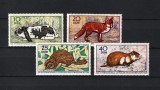 Germania, DDR / RDG, 1970 | T&acirc;rgul de blănuri din Leipzig - Animale | MNH | aph, Fauna, Nestampilat