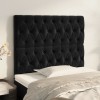 VidaXL Tăblii de pat, 2 buc, negru, 90x7x78/88 cm, catifea 3116706
