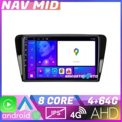 Navigatie Skoda Rapid Seat Toledo 2013 EDOTEC-LITE Android Ecran 720P Octa Core 4 64 Carplay v1 CarStore Technology foto