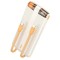 Baterie externa cu Cabluri integrate, Hoco J127A, Type-C + Lightning, Powerbank 10.000mAh, Beige