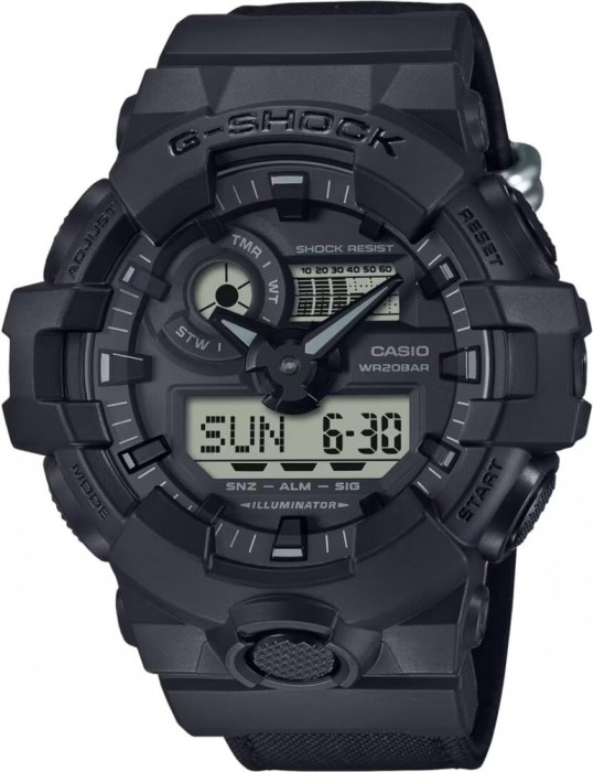 Ceas Barbati, Casio G-Shock, Classic GA-7 GA-700BCE-1AER - Marime universala
