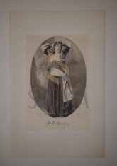 AGATHA BARSESCU, heliogravura, sfarsit de SEC. XIX foto
