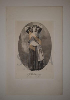 AGATHA BARSESCU, heliogravura, sfarsit de SEC. XIX foto