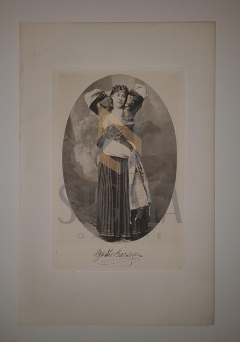 AGATHA BARSESCU, heliogravura, sfarsit de SEC. XIX