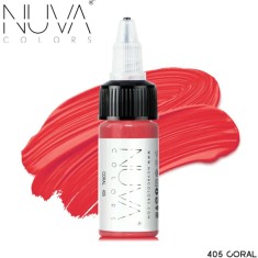 Tus Micropigmentare, NUVA Colors,15ml, 405 Coral