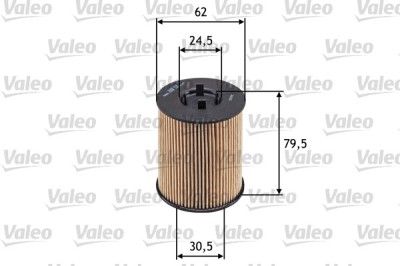 VALEO 586539 Filtru ulei foto