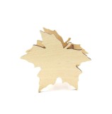 Cutie decorativa forma frunza, suport flori elegant, design unic, dimensiuni 5.3x4x4.3cm