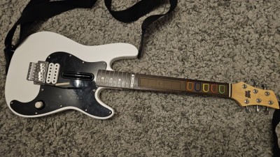 Chitara guitar controller Logitech pentru jocul Guitar Hero compatibil Nintendo WII foto