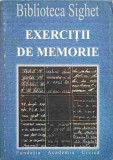 EXERCITII DE MEMORIE. BIBLIOTECA SIGHET-EDITOR ROMULUS RUSAN, POSTFATA ANA BLANDIANA-245847