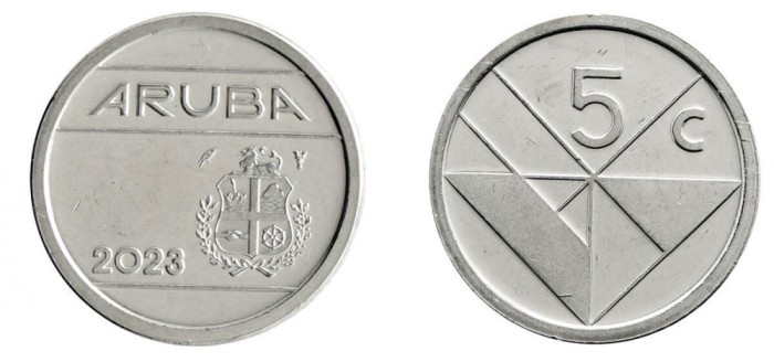 Aruba 2023 - 5 cents UNC