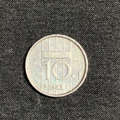 Moneda 10 cenți 1983 Olanda