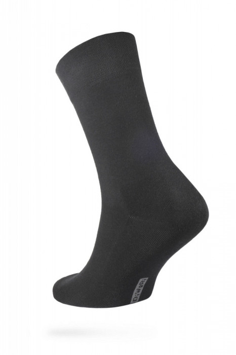 Șosete bumbac cu talpa flaușată, DiWaRi Comfort 000 - Negru, 25 (40-41)
