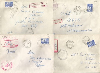 Rom&amp;acirc;nia, set 4 plicuri circulate intern la Petroşani 11 foto