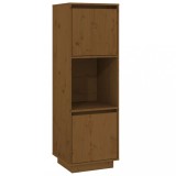 Cumpara ieftin Servanta, maro miere, 38x35x117 cm, lemn masiv de pin