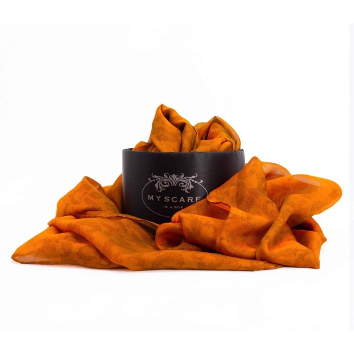Eșarfă Calipso unisex din mătase naturală
