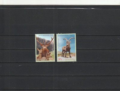 ROMANIA 2012 LP 1957 EMISIUNE COMUNA ROMANIA-SPANIA FAUNA MONTANA MNH NESTAMP foto