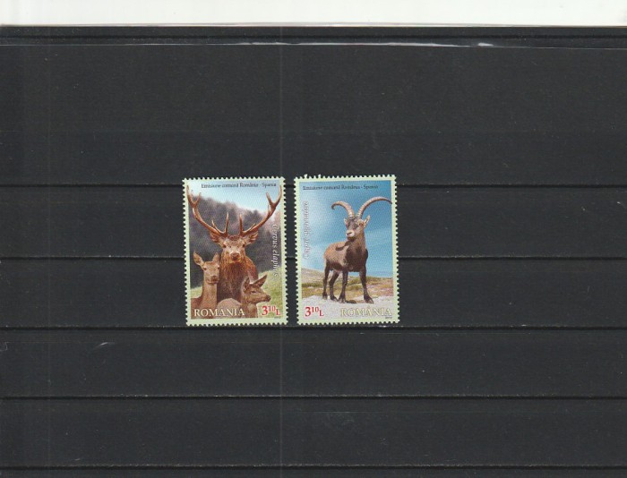 ROMANIA 2012 LP 1957 EMISIUNE COMUNA ROMANIA-SPANIA FAUNA MONTANA MNH NESTAMP