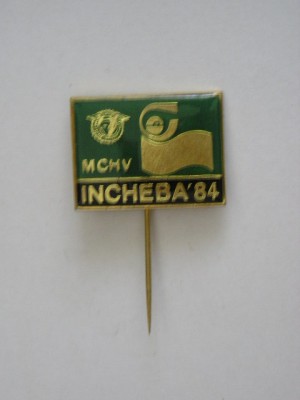QW9 N4 31 - insigna - inscriptia INCHEBA 1984 foto