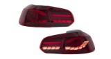 Set lampi spate, stopuri Vw Golf 6, 2008-, montare spate, stanga+dreapta, indicator dinamic; cu animatii; LED+Oled; Tuning; interior, exterior, Vland