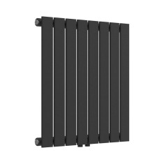 Calorifer Radiator Nore 459W Otel, 8 Elementi, Dimeniune 60x60cm, Culoare Negru, Design Modern