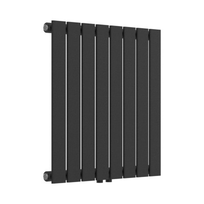Calorifer Radiator Nore 459W Otel, 8 Elementi, Dimeniune 60x60cm, Culoare Negru, Design Modern foto