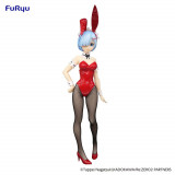 Re:Zero BiCute Bunnies PVC Statue Rem Red Color ver. 29 cm, Furyu