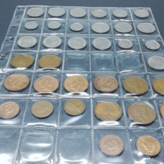 Colectie lot 36 monede Marea Britanie diverse cupiuri si ani