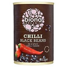 Fasole Neagra in Sos de Chilli Bio 410 grame Biona Cod: 5032722315075 foto