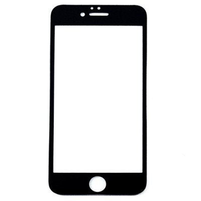 Folie de protectie sticla 6D iPhone 7 Negru foto