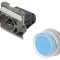 Buton Apăsare 22mm NO Albastru fără IP66