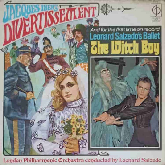 Disc vinil, LP. Divertissement. The Witch Boy-Jacques Ibert, Leonard Salzedo, London Philharmonic Orchestra-247586