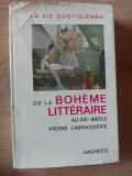 De la boheme literaire au XIXe siecle- Pierre Labracherie