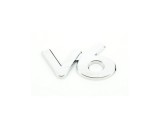 Ornament Crom V6 ALM - Emblema Auto Universala, Accesorii Tuning Exterior