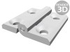 Balama Albă din Tehnopolimer PA 30mm