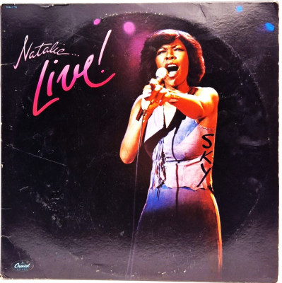 2 LPs Natalie Cole &amp;lrm;&amp;ndash; Natalie ... Live! 1978 VG+ / VG+ Capitol SUA 1978 foto