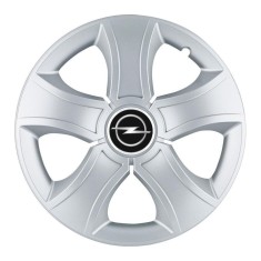 Set 4 Capace Roti 14 inchi (R14) Bis Gri-Negru, Compatibile Cu Opel