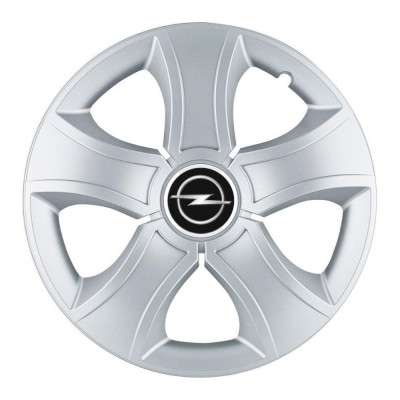 Set 4 Capace Roti 16 inchi (R16) Bis Gri, Compatibile Cu Opel foto