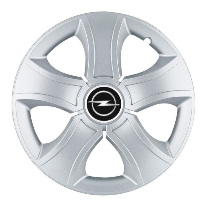 Set 4 Capace Roti 16 inchi (R16) Bis Gri, Compatibile Cu Opel