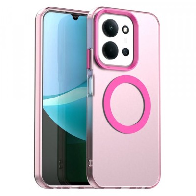 Husa MagSafe pentru Xiaomi Poco C85 4G / Redmi 15C 5G / 15C 4G, Techsuit, CandyCase, Roz foto