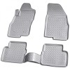 Set de 4 covorase gri din cauciuc 3D stil tavita premium pentru Fiat Punto, Evo, Grande 199 2005-2018, Recambo
