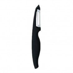 Aparat curatat legume Zephyr, maner ergonomic, Negru foto