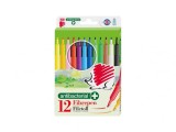 Carioca cu strat antibacterial,varf fin subitre,12 culori set