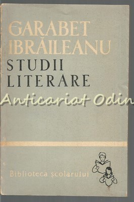 Studii Literare - Garabet Ibraileanu foto