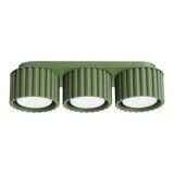 Plafonieră Aura 3 Verde Măsliniu Gx53
