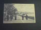 Carte Poștală Vintage Italia 1900 - San Remo , Promenada (cel mai probabil din perioada 1900&ndash;1940), Necirculata, Printata