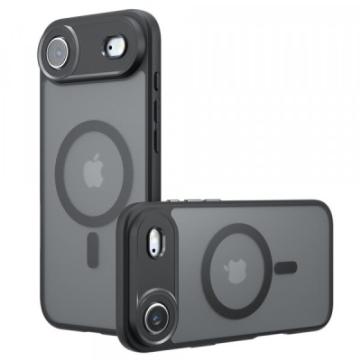 Husa MagSafe pentru Apple iPhone 17 Air, Techsuit, PureFrost, Neagra foto