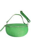 Cumpara ieftin Geantă crossbody din piele, verde, cu curea reglabilă și detașabilă