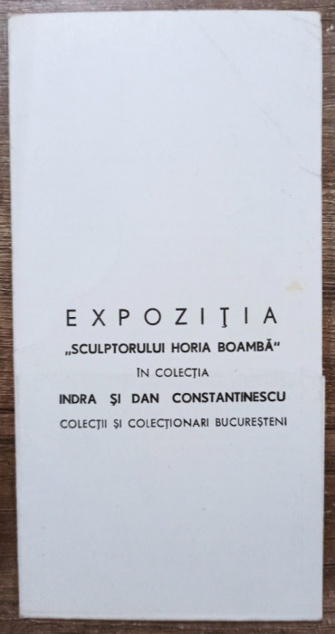 Expozitia sculptorului Horia Boamba in colectia Indra si Dan Constantinescu