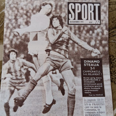 myh 112 - Revista SPORT - nr 22/noiembrie 1972